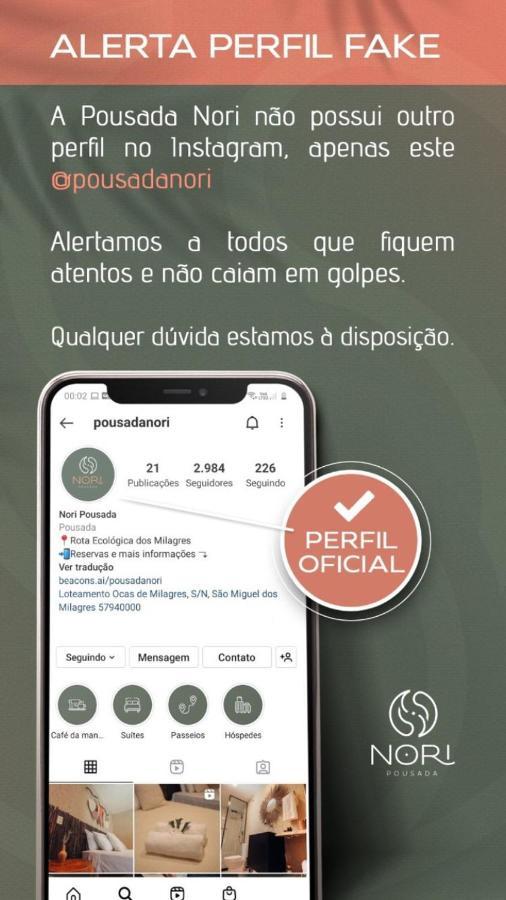 Nori Pousada São Miguel dos Milagres Kültér fotó